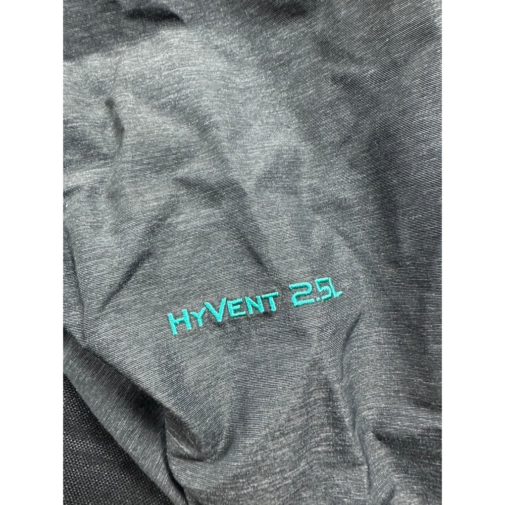 The North Face HyVent 2.5L Rain Jacket Womens XL Gray Heather Waterproof Shell - Picture 6 of 12